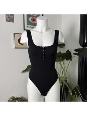 Garage Black Tank Bodysuit